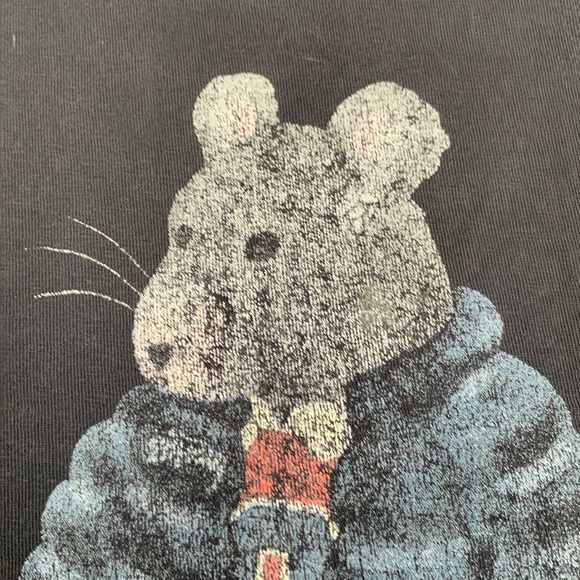 Stussy Black Thug Rat Shirt with graphics and logo - RARE - Picture 6 of 9